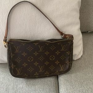 LOUIS VUITTON SMALL MONOGRAM CANVAS AUTHENTIC READ DESCRIPTION ~